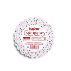 Kafem Dantel Kağıt 18 cm 100 Lü x 24 Paket