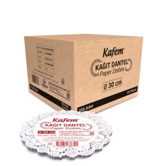 Kafem Dantel Kağıt 30 cm 100 Lü x 24 Paket