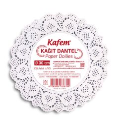 Kafem Dantel Kağıt 30 cm 100 Lü x 24 Paket