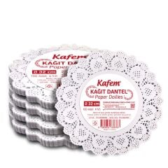 Kafem Dantel Kağıt 32 cm 100 Lü x 5 Paket