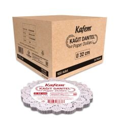 Kafem Dantel Kağıt 32 cm 100 Lü x 24 Paket