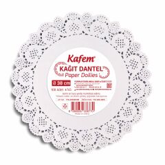 Kafem Dantel Kağıt 38 cm 100 Lü x 5 Paket