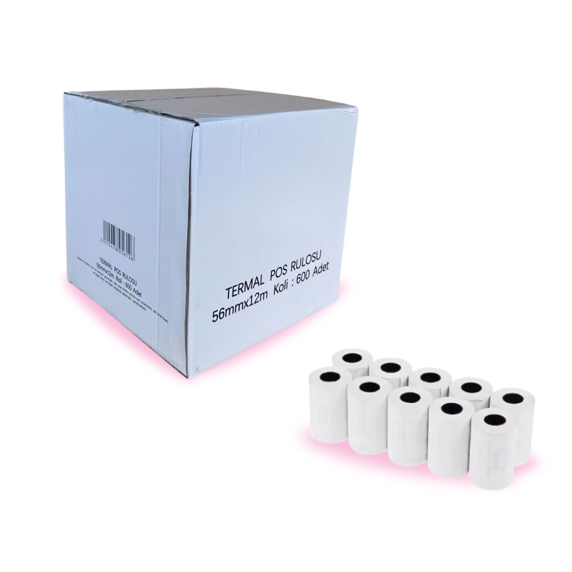 Pos Rulosu 56x12 10lu 60 Paket (Koli)