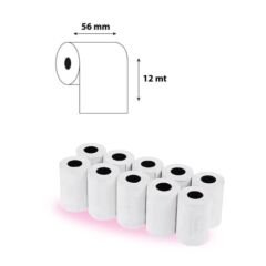 Pos Rulosu 56x12 10lu 60 Paket (Koli)