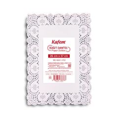 Kafem Dantel Kağıt 26 x 37 cm 100 Lü x 5 Paket