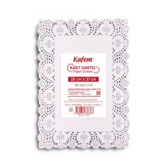 Kafem Dantel Kağıt 26 x 37 cm 100 Lü x 24 Paket