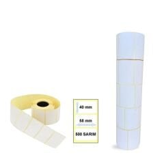 Terazi Etiketi 58x40 5lİ 5 Paket