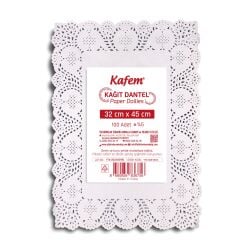 Kafem Dantel Kağıt 32 x 45 cm 100 Lü x 5 Paket