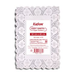 Kafem Dantel Kağıt 32 x 45 cm 100 Lü x 24 Paket