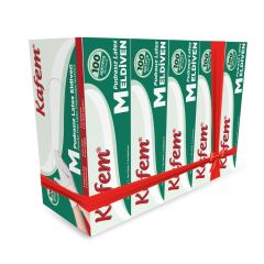 Kafem Beyaz Lateks Eldiven Pudrasız (M) 100 Lü X 5 Paket