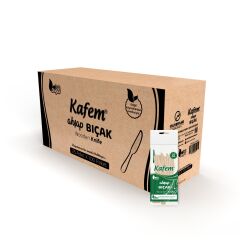 Kafem Ahşap Bıçak 25 Li X 100 Paket (Koli)