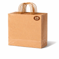Kraft Çanta Kahverengi 45x50cm 25li x 10 Paket (Koli)