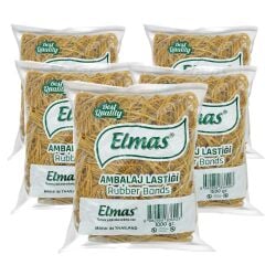 180 X 3 mm Elmas Ambalaj Lastiği 5 Paket X 1000 Gram