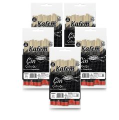 Bambu Çin Çubuğu (Chopsticks) 24 cm - 50 Çift x 5 Paket - Kafem