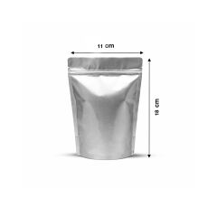 Doypak Şeffaf Metalize 11x18 cm 100 lü 5 Paket