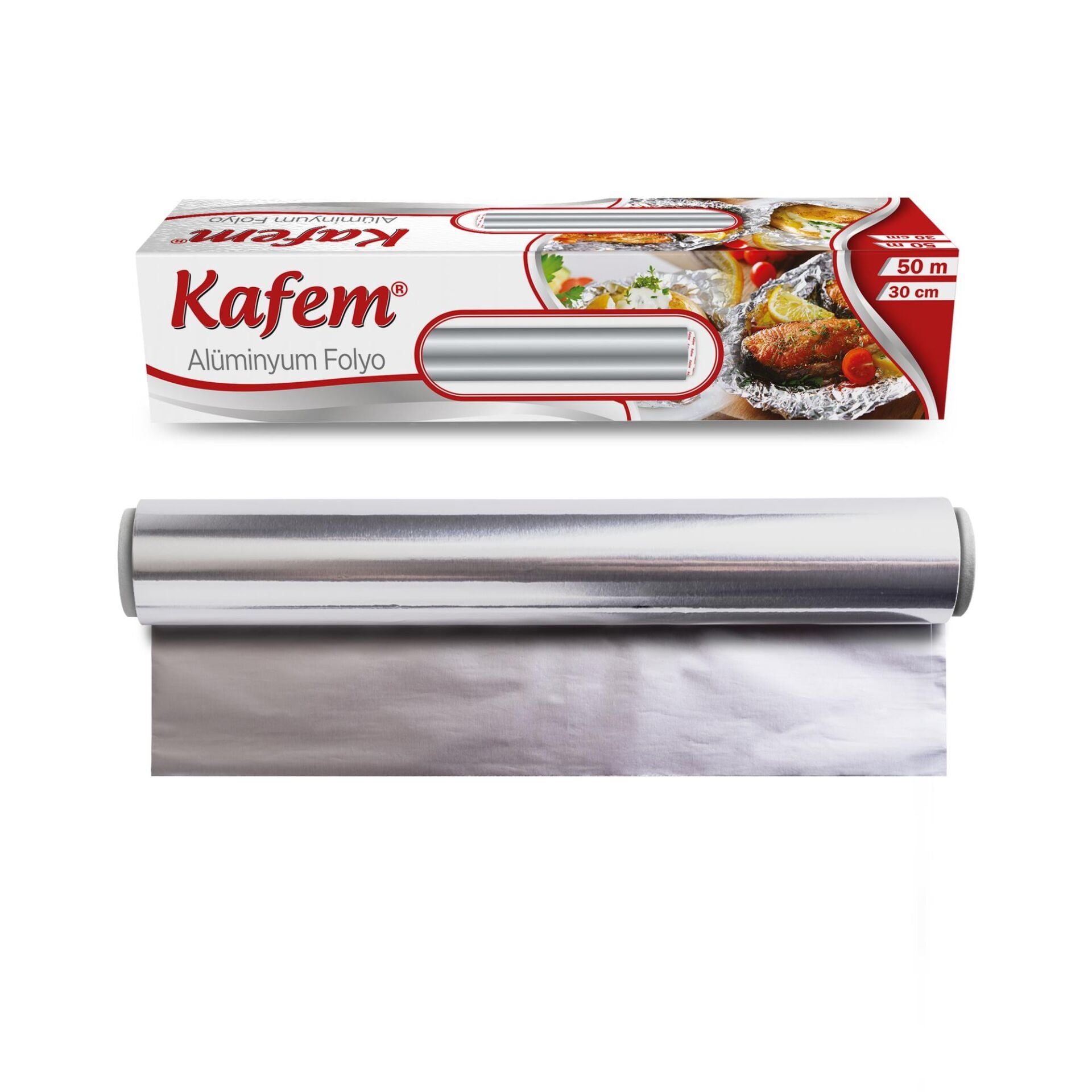 Kafem Aluminyum Folyo 30cm x 50m 10mic