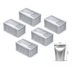 Doypak Şeffaf Metalize 16x27 cm 100 lü 5 Paket