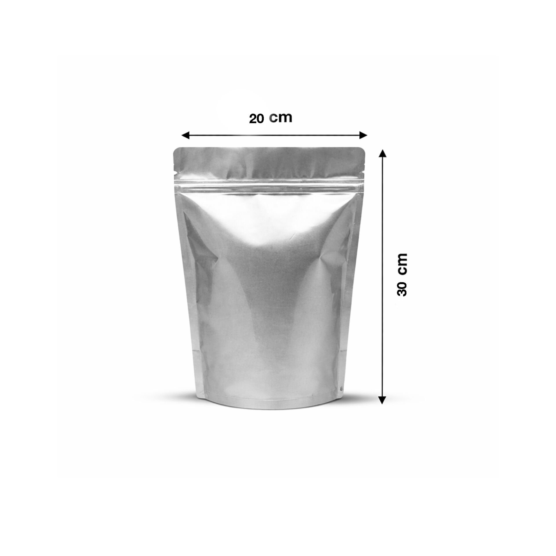 Doypak Şeffaf Metalize 20x30 cm 100 lü 1 Paket