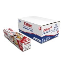 Kafem Heavy Duty Aluminyum Folyo 45cm x 100m 18mic x 6 Paket (Koli)