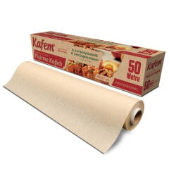 Kafem Yağlı Pişirme Kağıdı Doğal 37cm x 50m