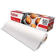 Kafem Yağlı Pişirme Kağıdı 37cm x 50m x 4 Paket